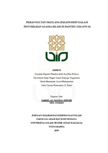 PERAN SULTAN MAULANA HASANUDDIN DALAM PENYEBARAN AGAMA ISLAM DI BANTEN ...